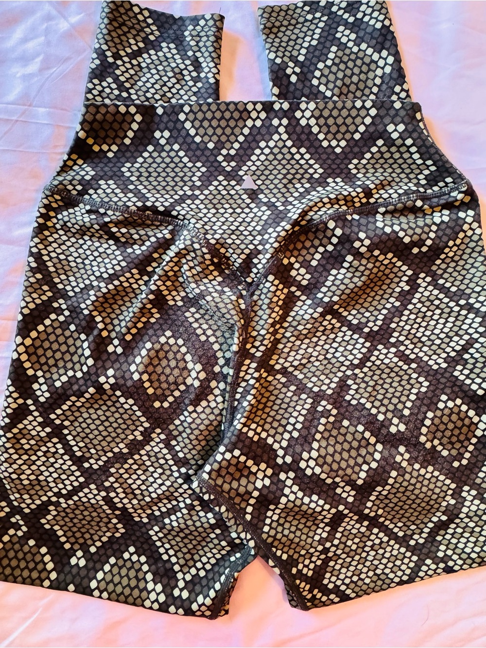 Balance Athletica High-Waist Snake Print Leggings - Shades of Green